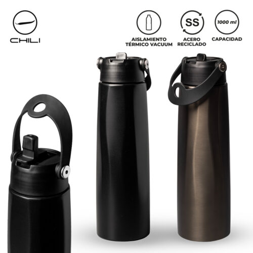 13460 Botilito Metálico Klak Chili 1L