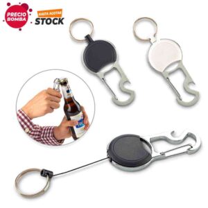 Llavero con identificador de Carnet y Destapador