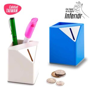 alcancia promocional con porta esfero alcancia promocional con porta esfero