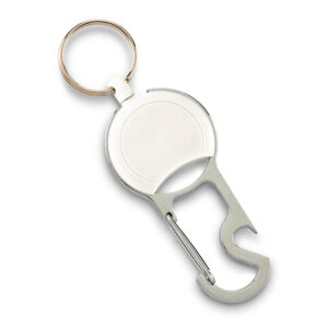 Llavero con identificador de Carnet y Destapador