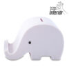 Alcancia blanco con soporte de celular Alcancia blanco con soporte de celular