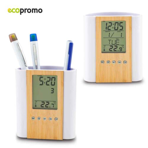 Reloj Portaboligrafo Crystal Bamboo