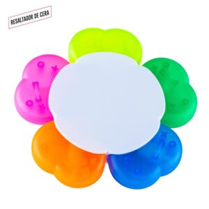 Resaltador Magico en Cera Flower - 5 colores