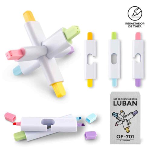 SET DE RESALTADORES LUBAN