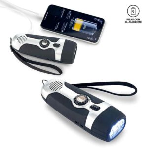 Linterna Dinamo con Radio
