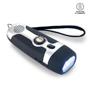 Linterna Dinamo con Radio