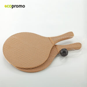 Juego de Raquetas Wood Beach