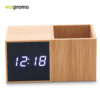 Reloj con Portabolígrafo Bamboo