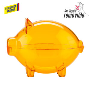 Alcancia Mini Cerdito Cristal- Producción Nacional
