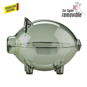 Alcancia Mini Cerdito Cristal- Producción Nacional