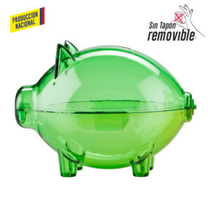 Alcancia Mini Cerdito Cristal- Producción Nacional