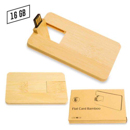 9432 Memoria USB Credit Card Zilda Bamboo