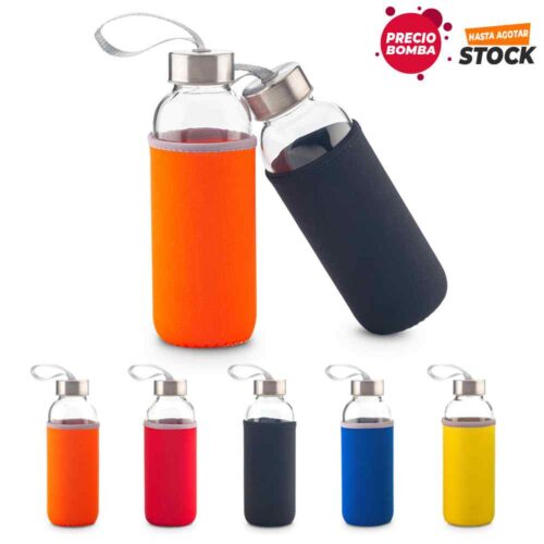 Botilito en Vidrio Neoprene 450ml