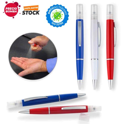 Boligrafo Spray Max Antibacteriano