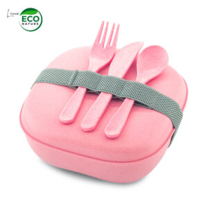 Portacomidas con Cubiertos Eco Nature