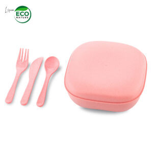 Portacomidas con Cubiertos Eco Nature