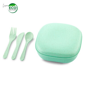 Portacomidas con Cubiertos Eco Nature