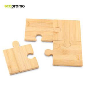 HO-350-3 Set Portavasos Bamboo Puzzle