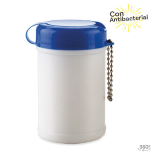 CP-119-2 Mini Tarro Paños Humedos Antibacterial 30und