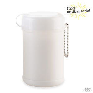 CP-119-3 Mini Tarro Paños Humedos Antibacterial 30und